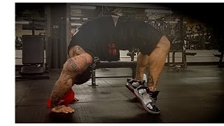 CRAZY FLEXIBILITY AT 295 LBS  Rich Piana [upl. by Adnilemreh]