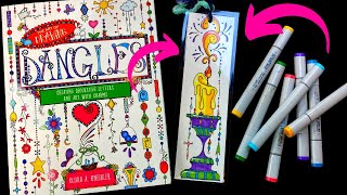 CUTE amp EASY Handmade Bookmark Design with Dangles Perfect for Beginners Learning How to Draw [upl. by Ahsak309]