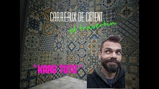 Comment poser du carrelage imitation carreaux de ciment [upl. by Ayam]