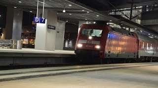 Berlin Südkreuz  CNL 450 und andere Züge [upl. by Ameline631]