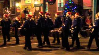 Asheboro High school Marching Band Christmas parade 2013 [upl. by Thorin52]