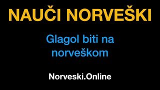 Norveški jezik 3  Glagol biti na norveškom  NorveskiOnline [upl. by Leahcimsemaj793]