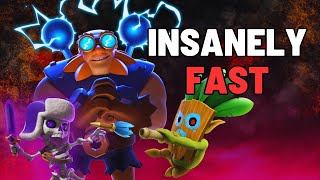 INSANELY FAST 23 Elixir EGiant Deck Dominates 9000 Trophies  Clash Royale [upl. by Anitsihc860]