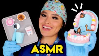 👅 DENTISTA 🦷 AMABLE te pone 🪥 BRACKETS  Limpieza dental 🧼 I Ges ASMR [upl. by Orrocos839]