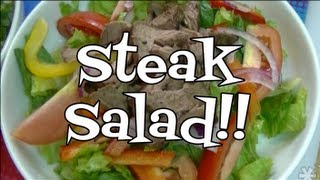 Steak Salad Leftover Makeover Noreens Kitchen [upl. by Tracie]