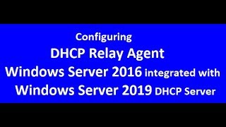 43 DHCP Relay AgentPart2  DHCP Server COnfiguration [upl. by Volney]