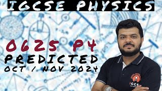 IGCSE Physics 0625 October November 2024 Predicted Paper 4 SOLVED [upl. by Annaiel]