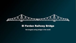 ElFerdan Swing Railway Bridge  The Longest Bridge in the World [upl. by Ikcim]