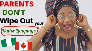 NIGERIANS IN CANADA and THE NATIVE LANGUAGE [upl. by Attegroeg]