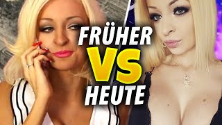 Katja Krasavice  YouTuber FRÜHER vs HEUTE [upl. by Jonie679]