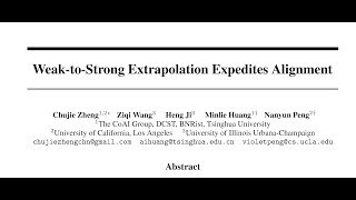 QA WeaktoStrong Extrapolation Expedites Alignment [upl. by Nednil]