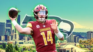 Seattle Seahawks Trade For QB Sam Howell  2023 Highlights [upl. by Eihctir]