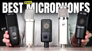 Best BUDGET Microphones For Vocals 2024  AudioTechnica AT2020 Rode NT1A amp Lewitt LCT 440 Pure [upl. by Marcelo867]