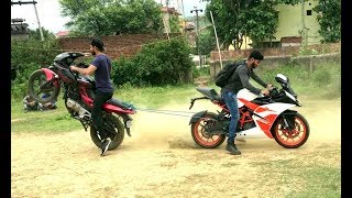 PULSAR 220 VS KTM RC 200 TOCHAN TEST [upl. by Bui]