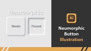 Basic Neumorphic Buttons illustration [upl. by Brunelle785]