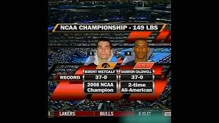 All of the Action from Brent Metcalf vs Darrion Caldwell  2009 NCAAs [upl. by Arvo]