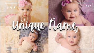 UNIQUE MUSLIM BABY GIRLS NAMES WITH MEANING [upl. by Inot698]