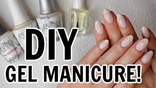 StepbyStep Gel Manicure ATHOME  SAVE TIME amp [upl. by Matthaeus]