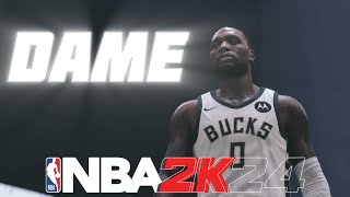 NBA 2K24 Damian Lillard Jumpshot Fix Pro Play Edition [upl. by Cornelie]