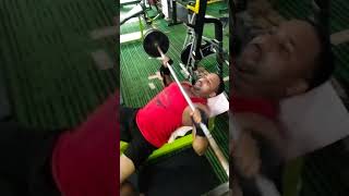 Incline bench press chest ❤️👍workout 💪 gym motivation 💪 [upl. by Atteve]