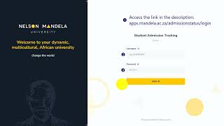 How to Check an Application Status at NMU  Nelson Mandela University [upl. by Pliske]