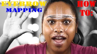 Detailed Step by Step Eyebrow Mapping Tutorial  How to shape perfectly symmetrical eyebrows at home [upl. by Suzy114]