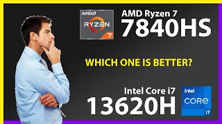 AMD Ryzen 7 7840HS vs INTEL Core i7 13620H Technical Comparison [upl. by Edin]