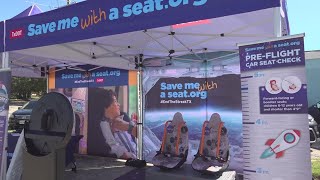 TXDOT hosts Save me with a Seat car seat inspection event [upl. by Assisi]