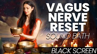 Vagus Nerve RESET to SLEEP  Sound Bath Healing Meditation [upl. by Arrahs]