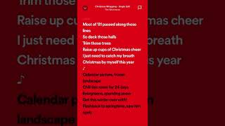 Waitresses  Christmas Wrapping hits tiktok spotifylyrics trending christmas shorts [upl. by Loy]