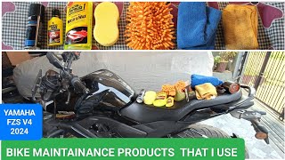 Yamaha fzs v4 2024 Bike Maintainance product nd accessories l fzs v4 service l fzs v4 l fzs modified [upl. by Harrington]