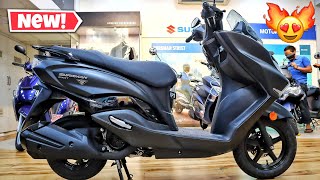 2021 Suzuki Burgman Street 125 Top Model  Matte Black  👌 BS6 With All New Features  Review [upl. by Granese]