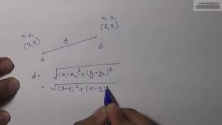 Distance Formula  How to Find Distance Between Two Points Hindi [upl. by Leslee]