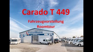 Carado T 449 Modell 2020  Fahrzeugvorstellung amp Roomtour [upl. by Serafina]