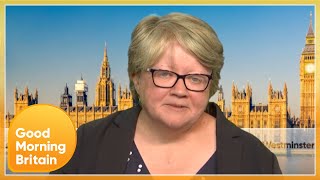 Thérèse Coffey Grilled Over Government UTurn On Benefits  Good Morning Britain [upl. by Nylyahs]