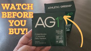 AG1 ATHLETIC GREENS REVIEW [upl. by Aslam]