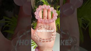 Easy DIY  How to make bracelet with transparent string diy jewelry bracelet [upl. by Edaw50]