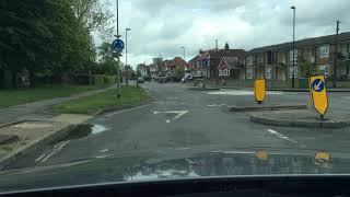 Millbrook Roundabout from Fareham 4th exit to Millbrook Park Southampton Driving Test Route Help [upl. by Ennairod]