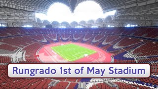 Minecraft  MEGABUILD  Rungrado 1st of May Stadium  DOWNLOAD Official [upl. by Sianna407]