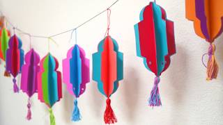 How To Make Simple Islamic Lanterns [upl. by Sholes947]