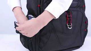 kroser  Travel backpack with USB charging port [upl. by Azmah132]