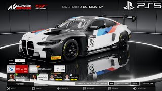 Assetto Corsa Competizione  All Car List GT3GT4 M4 GT3  Livery 2021 Driver amp DLC 4K PS5 [upl. by Laval]