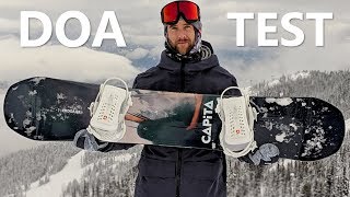 Testing the Capita DOA Snowboard [upl. by Llertak750]