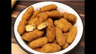 Kroketten aus Kartoffelbrei  einfach amp lecker  vegan diehobbykoche [upl. by Duwad157]