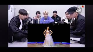 BTS REACTION VIDEO ON BOLLYWOOD HIT DANCE COVER  MAINE PAYAL HAI CHHANKAI FT BTS  muskankalra [upl. by Nelleeus]