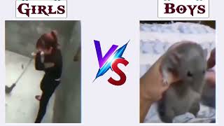 Girls vs boys vs Rat [upl. by Bartie]