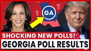 Georgia Poll Results AUGUST 2326 Donald Trump vs Kamala Harris 2024 US Election [upl. by Arbba359]