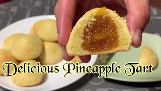 Pineapple Tart  Delicious Pineapple Tart Recipe That Melts in Your Mouth [upl. by Yak]