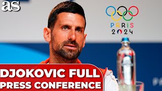 DJOKOVIC FULL PRESS CONFERENCE OLYMPICS GAME  MATCH VS RAFA NADAL [upl. by Goldia]