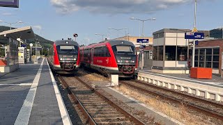 Zugverkehr in Miltenberg an einem Juli Nachmittag hesstv2886 Diegomoringa17 [upl. by Glennon158]